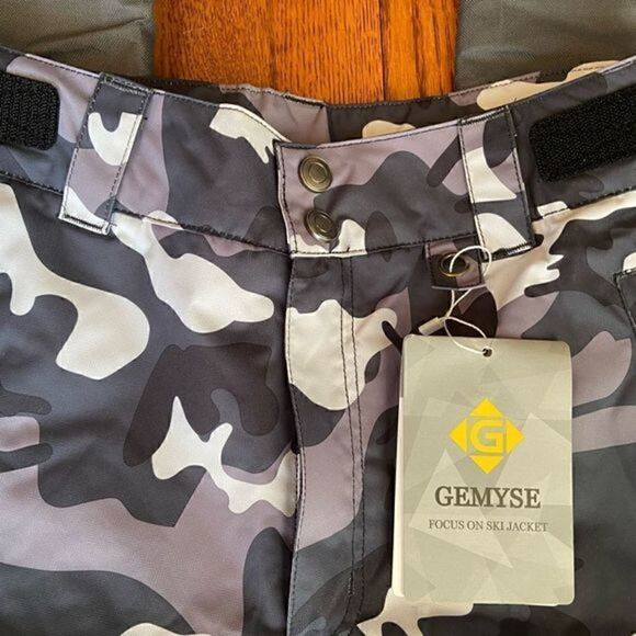 GEMYSE mens camo ski/snow pants‎ new with tags size small - Picture 7 of 16